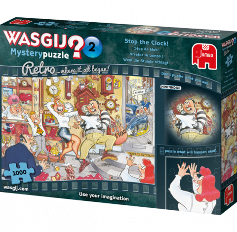 WASGIJ? 2 Retro Mystery Stop the Clock 500XLpc Puzzle
