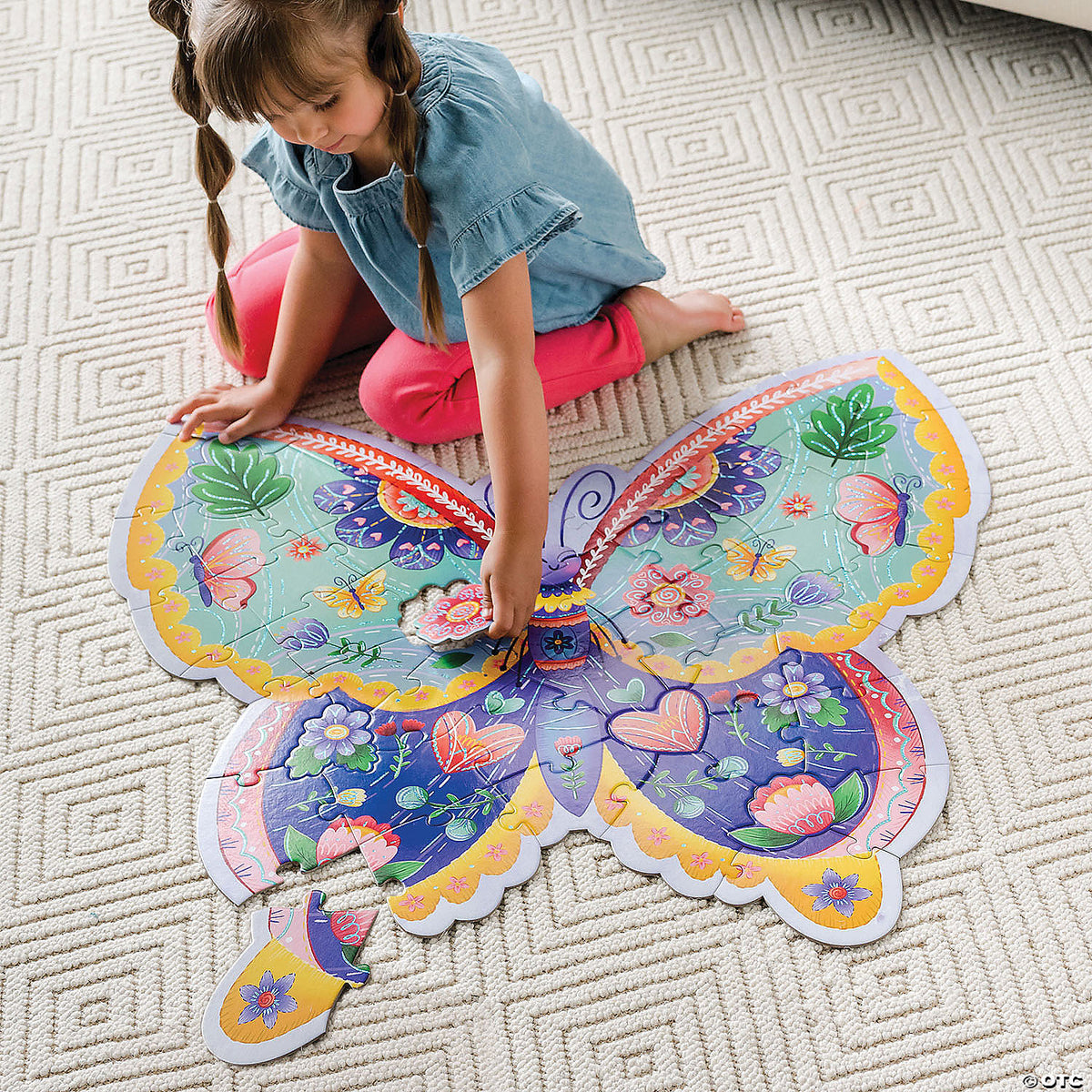Butterfly Floor Puzzle 53pc - Peaceable Kingdom
