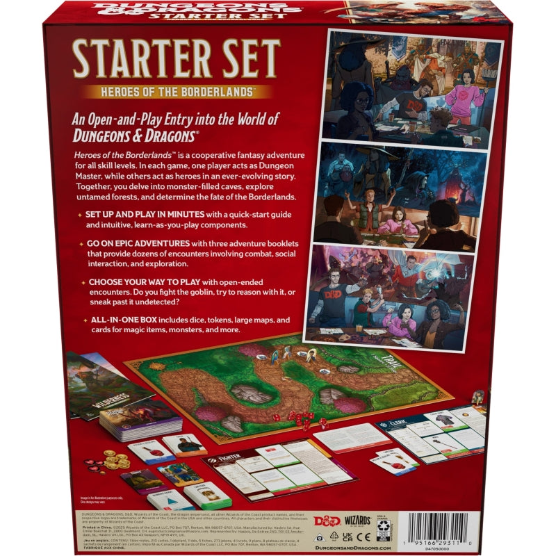 D&amp;D Dungeons &amp; Dragons Starter Set Heroes of the Borderlands