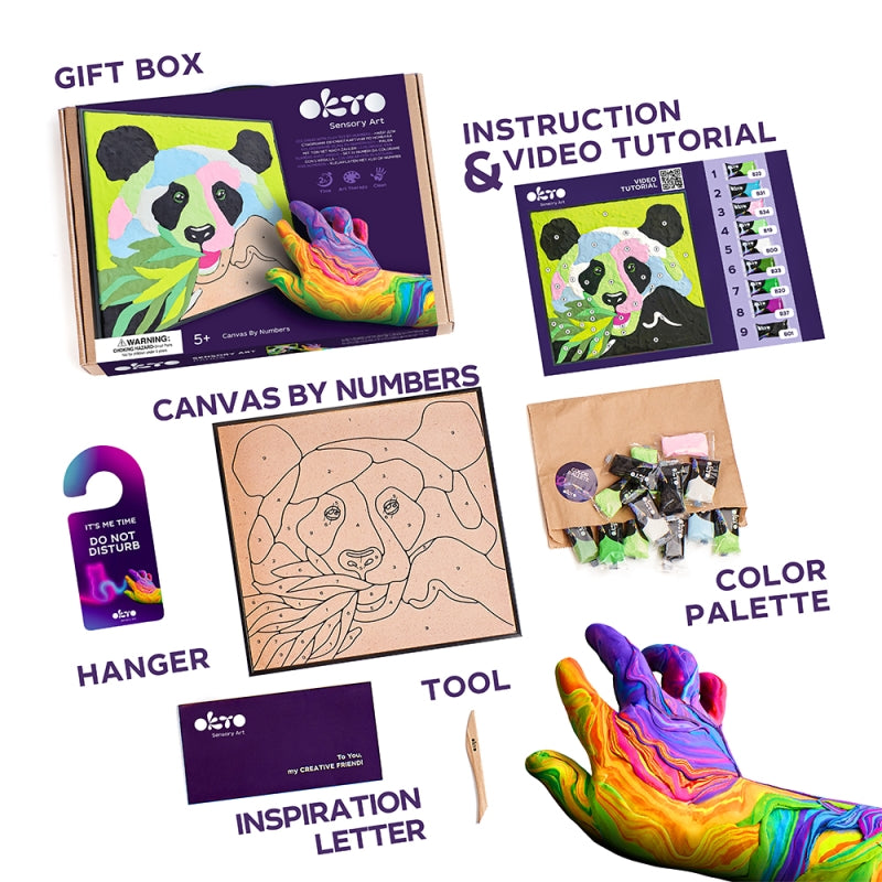 Paint by Numbers with Clay Panda - Okto
