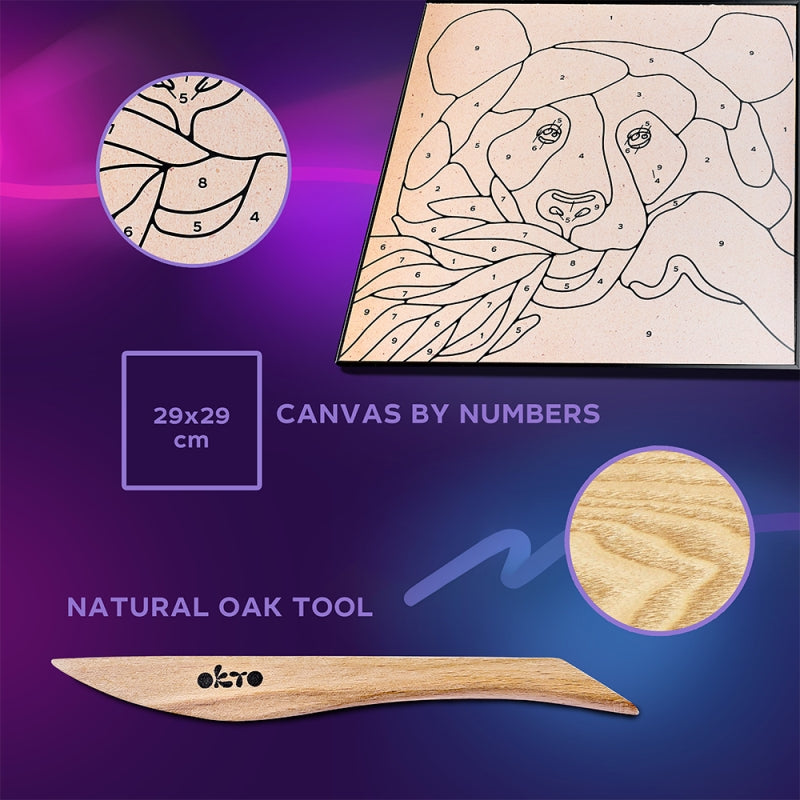 Paint by Numbers with Clay Panda - Okto