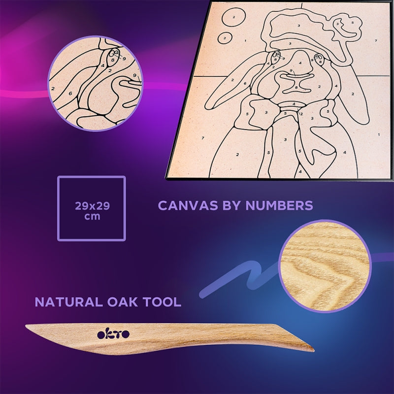 Paint by Numbers with Clay Bunny - Okto