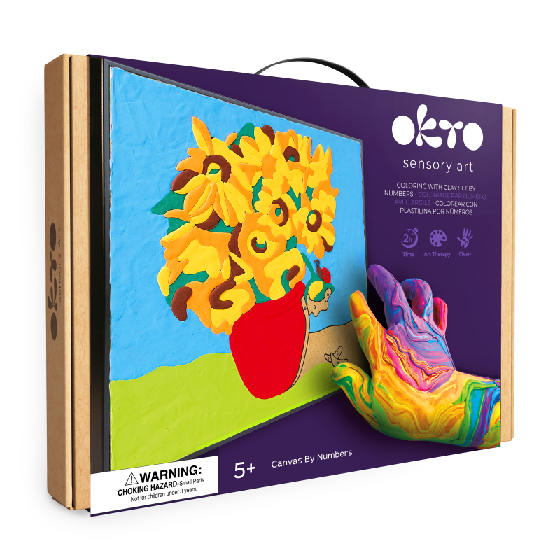 Sensory Art 3D Creative Set Sunflowers - Okto