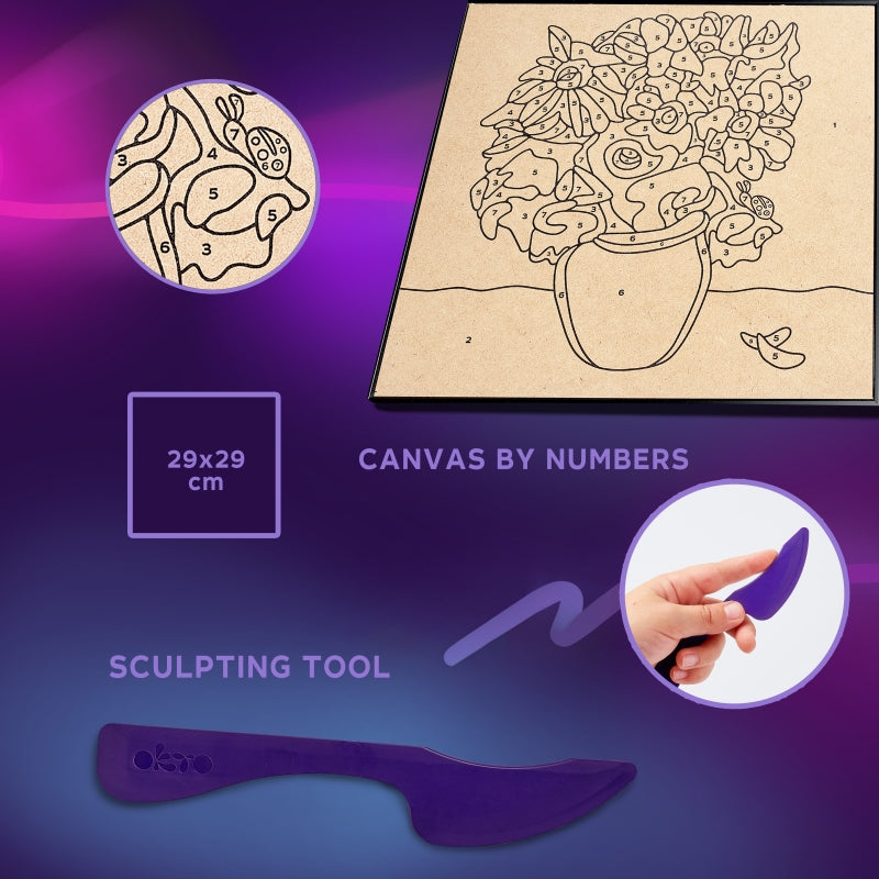 Sensory Art 3D Creative Set Sunflowers - Okto