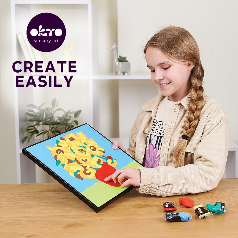 Sensory Art 3D Creative Set Sunflowers - Okto