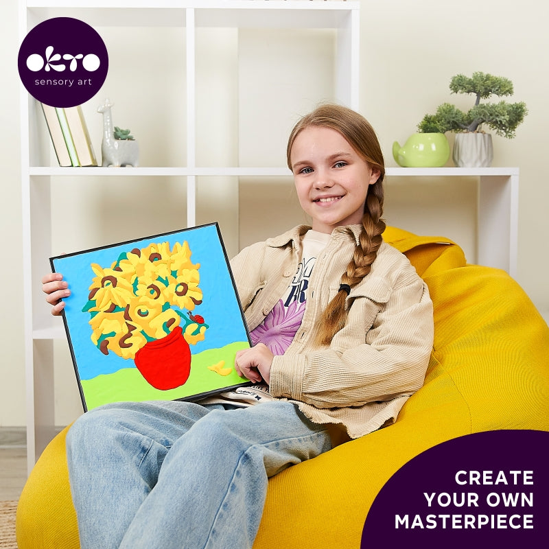 Sensory Art 3D Creative Set Sunflowers - Okto