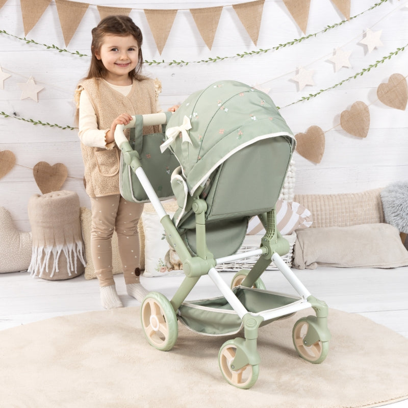Zeo Doll Pram Bayer Sage Green