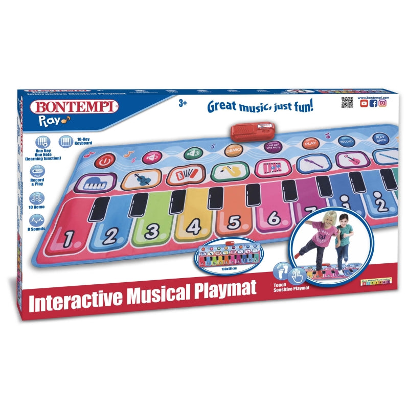 Keyboard Musical Playmat 130 x 48 cm