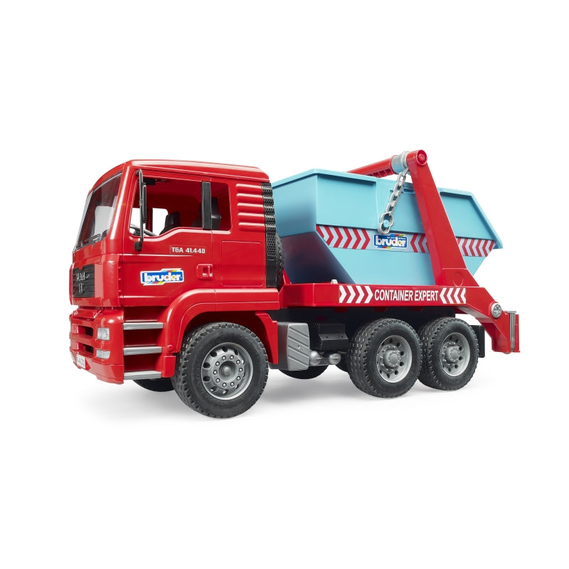 Commercial MAN TGA Skip Container Truck - Bruder