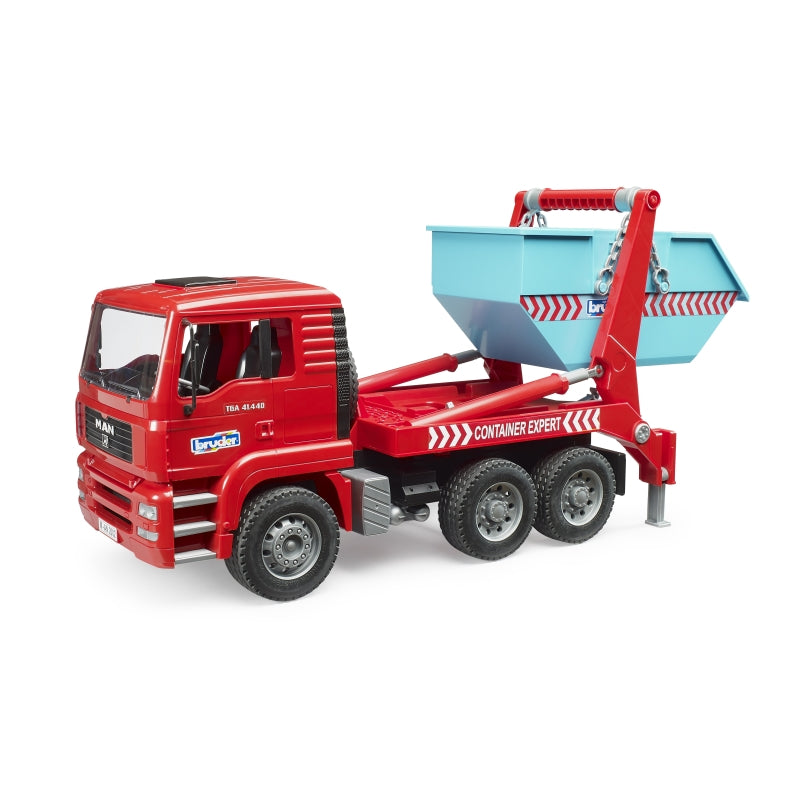 Commercial MAN TGA Skip Container Truck - Bruder
