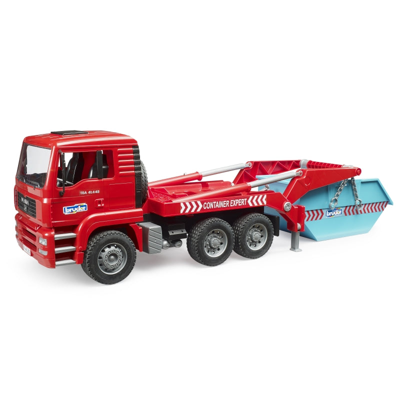 Commercial MAN TGA Skip Container Truck - Bruder