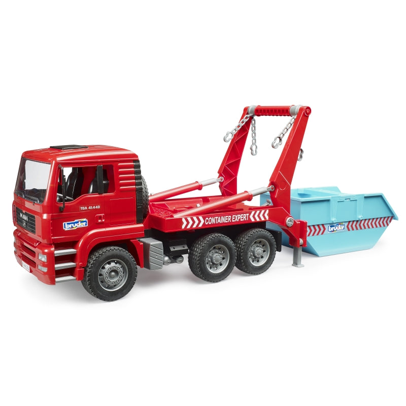 Commercial MAN TGA Skip Container Truck - Bruder