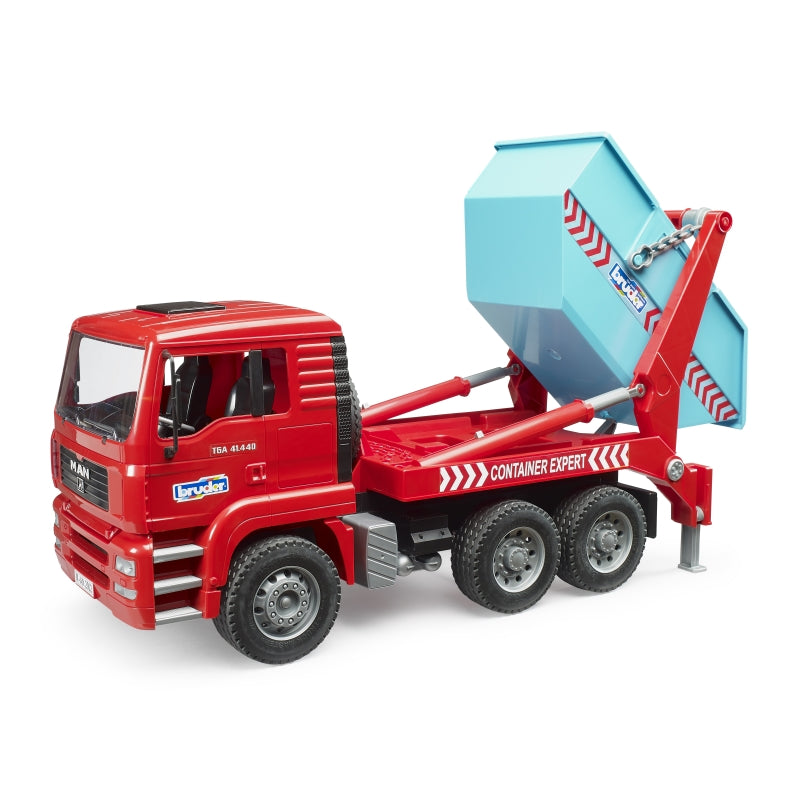 Commercial MAN TGA Skip Container Truck - Bruder