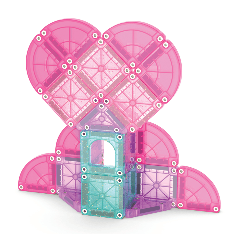 Micro Mags Travel Winter Heart to Heart 26pc - Magna-Tiles