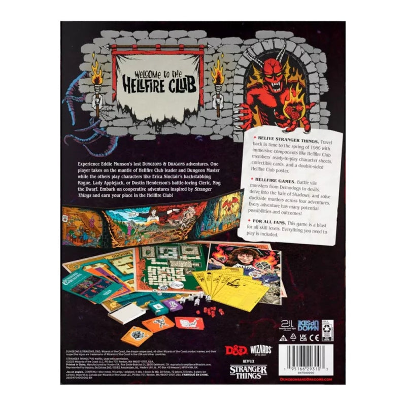 D&amp;D Stranger Things Welcome to the Hellfire Club