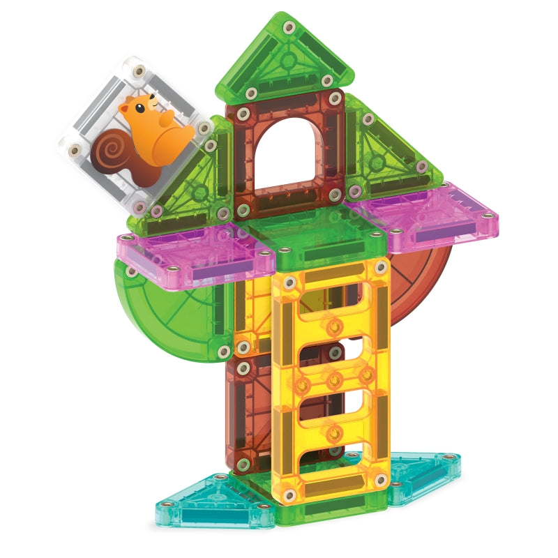 Micro Mags Travel Set Tree House 24pc - Magna Tiles