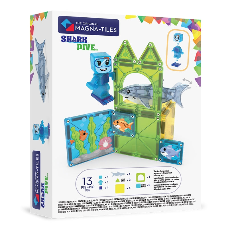Shark Dive 13pc Set - Magna Tiles