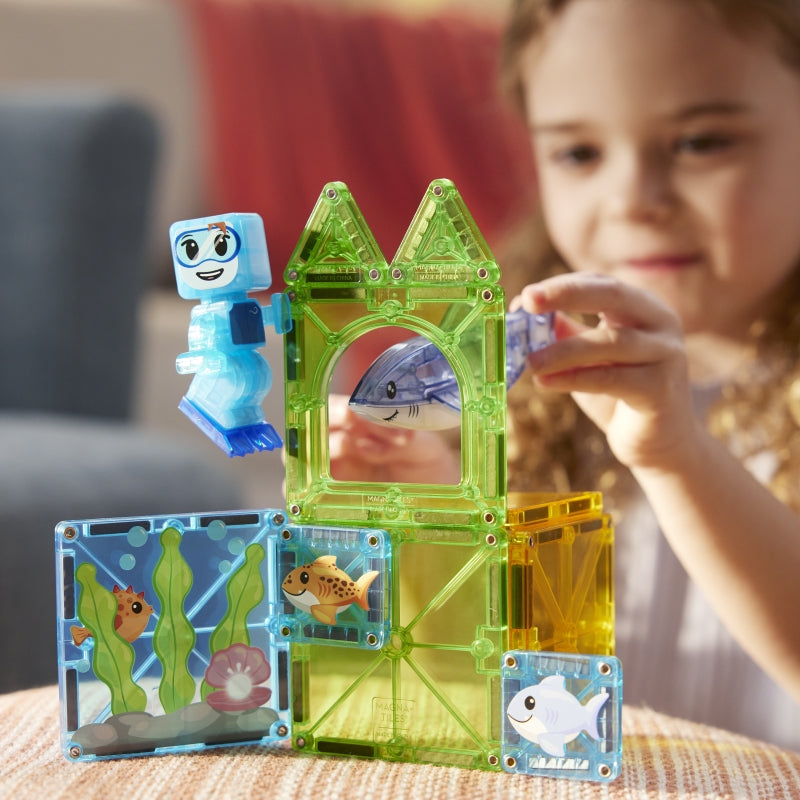 Shark Dive 13pc Set - Magna Tiles