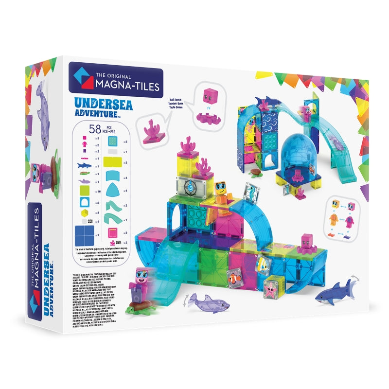Undersea Adventure 58pc Set - Magna Tiles