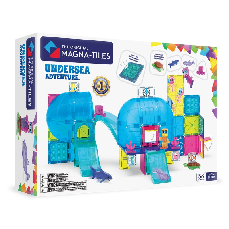 Undersea Adventure 58pc Set - Magna Tiles