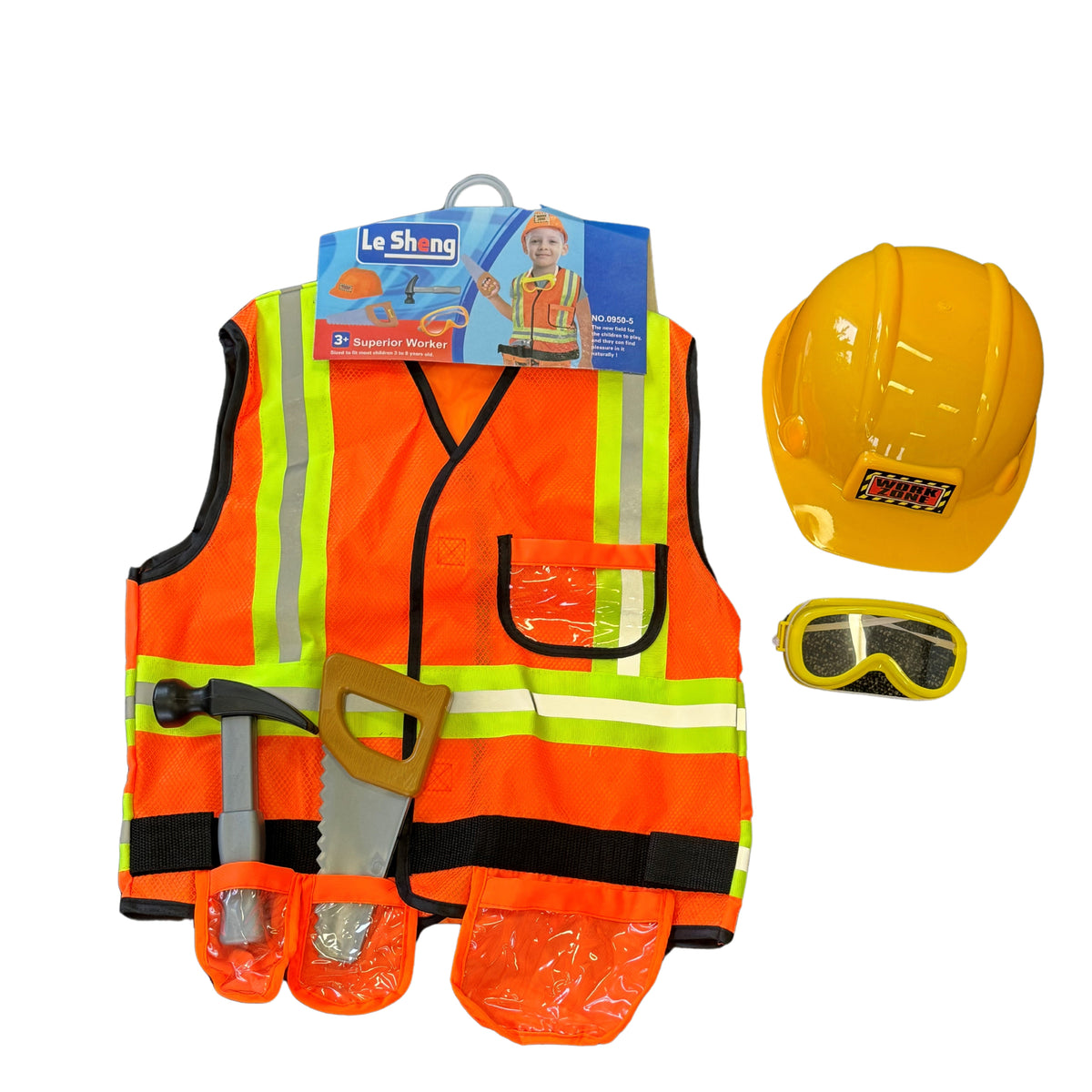 Construction Worker Costume Set