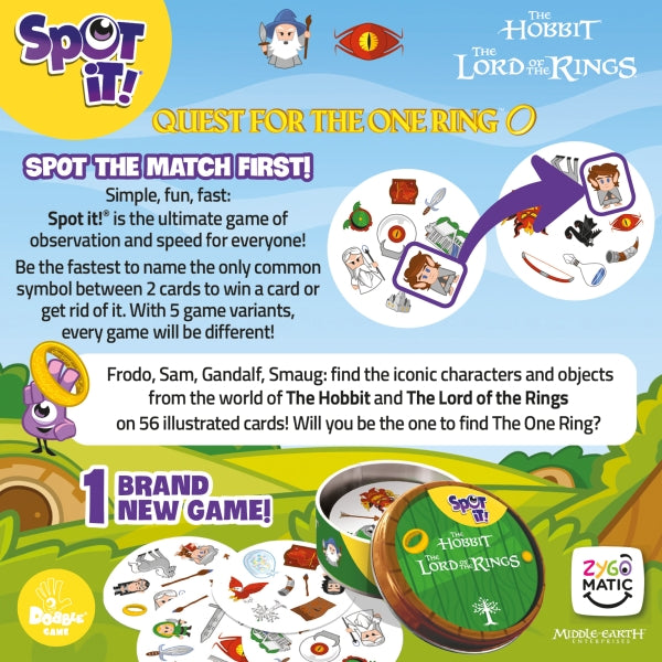 Spot It! Lord of the Rings