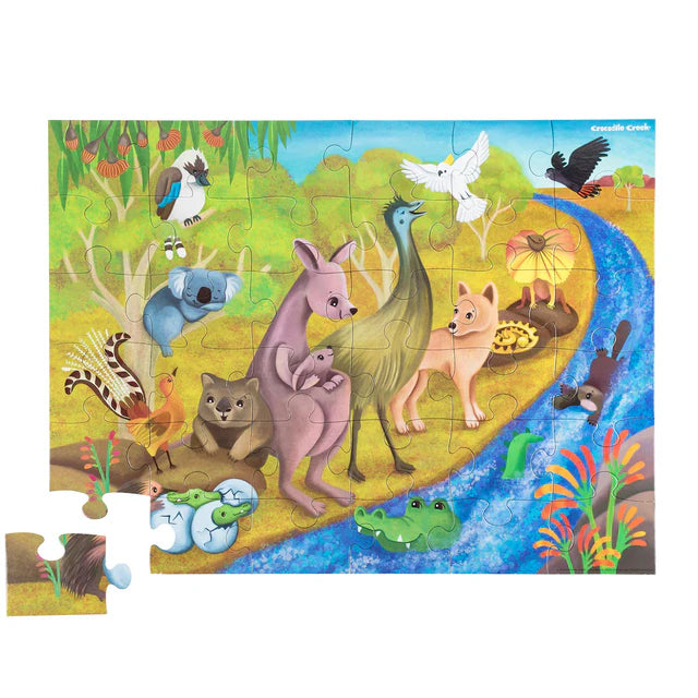 Outback Adventures Floor Puzzle 36pc - Crocodile Creek