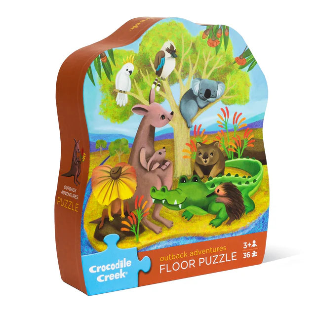 Outback Adventures Floor Puzzle 36pc - Crocodile Creek