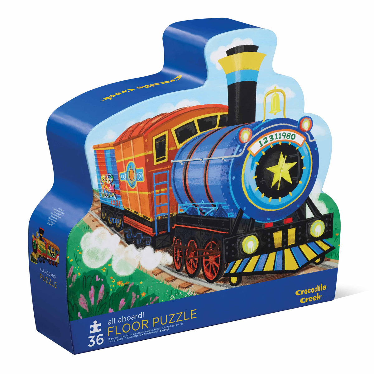 Classic Floor Puzzle All Aboard 36pc - Crocodile Creek