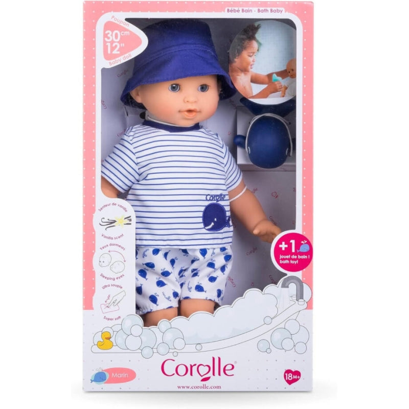Baby Bath Marin 30cm Doll - Corolle