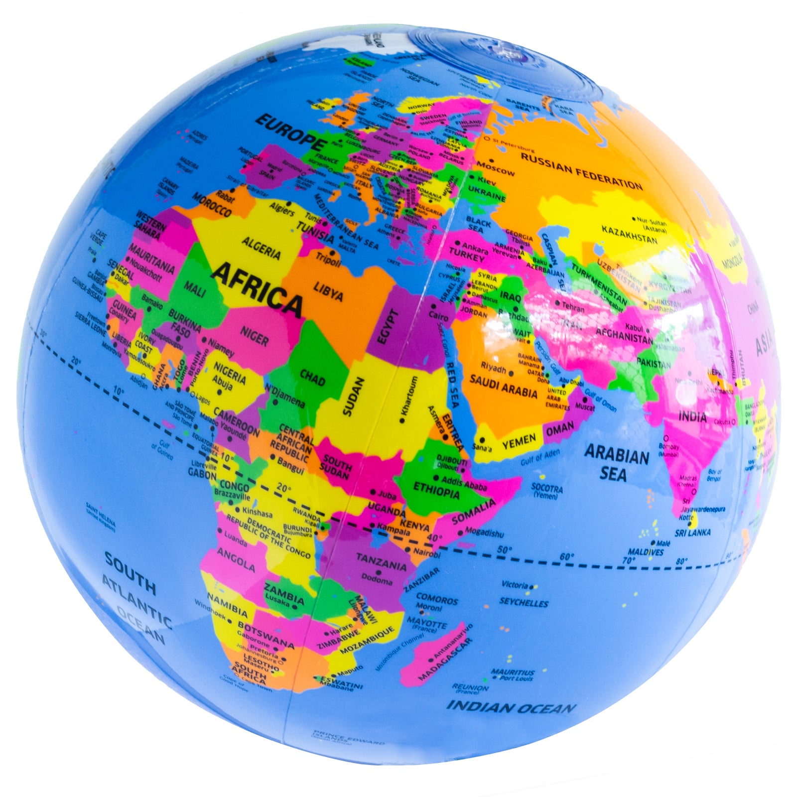 Inflatable World Globe 30cm - Tiger Tribe