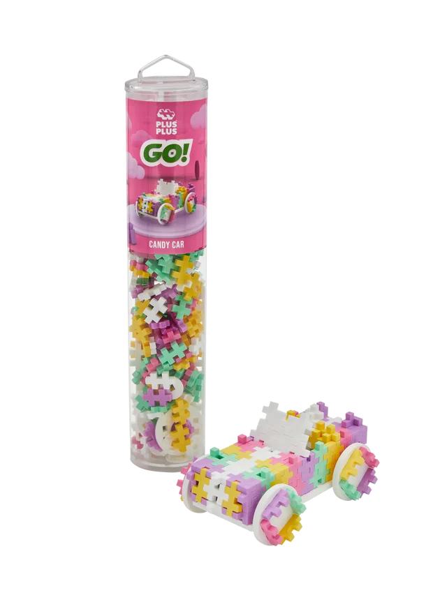 Colour Cars GO 200pc Tube - Plus Plus