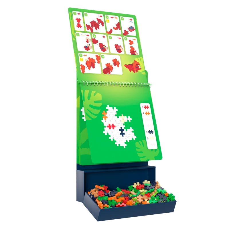 Dinosaur Puzzle by Number Activity Pad - Plus Plus