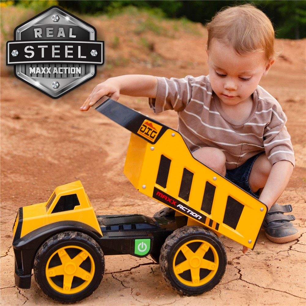 MAXX Metal Motorized Mega Dump Truck