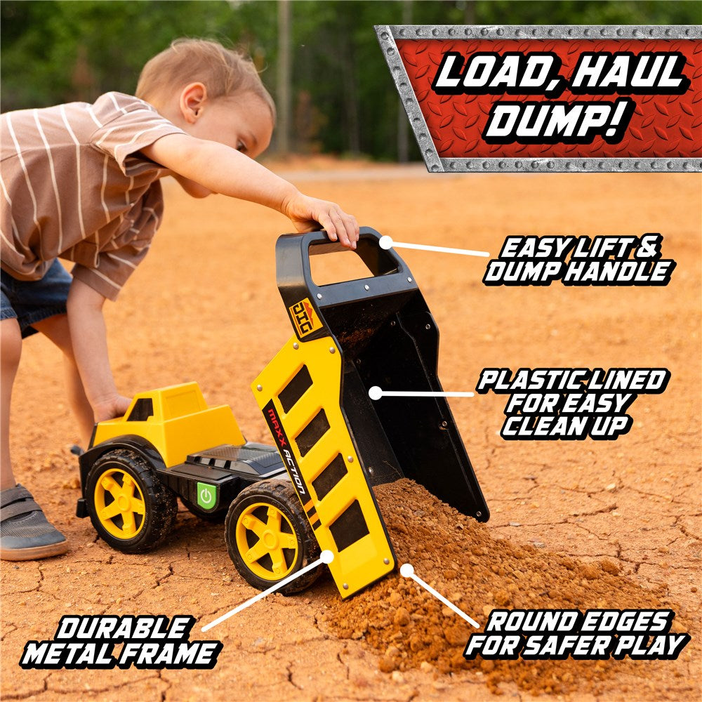 MAXX Metal Motorized Mega Dump Truck