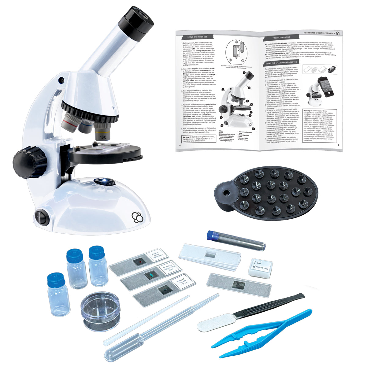 MIcroscope with Smartphone Adaptor - Thames and Kosmos
