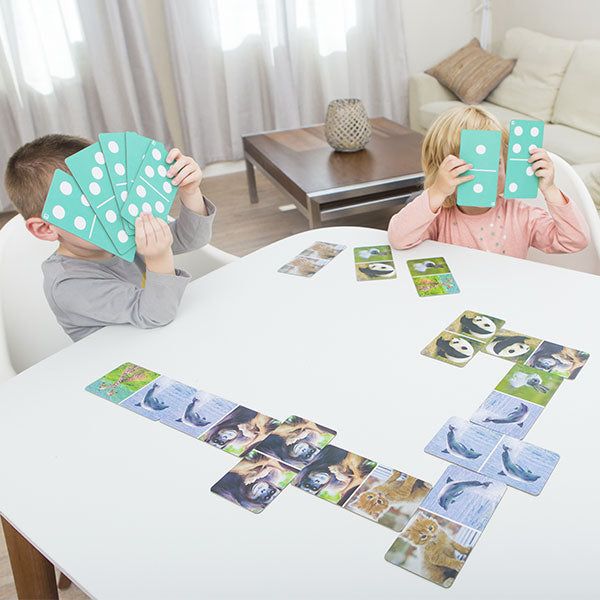 Animal Dominoes Game 28pcs  - Eureka Kids