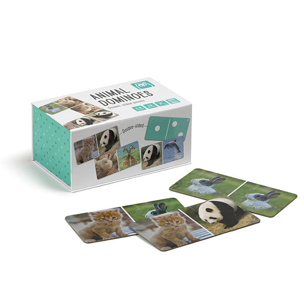 Animal Dominoes Game 28pcs  - Eureka Kids