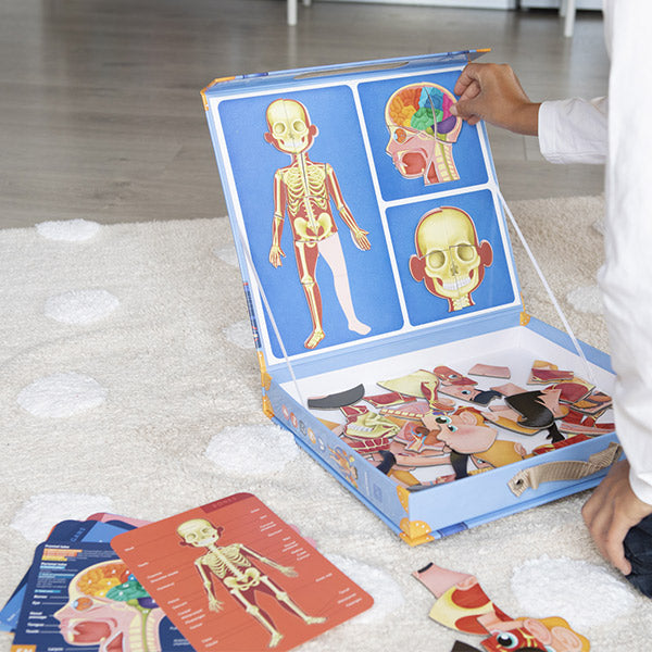 Human Body Multilanguage 102 Magnet Set Learning Bag
