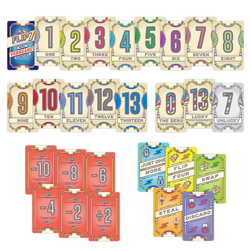 Flip 7 With a Vengence Card Game