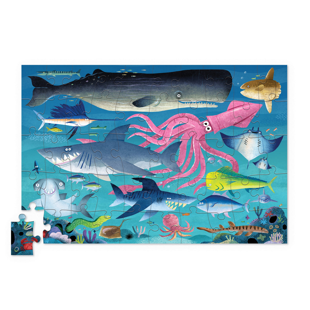50pc Tin Puzzle  - Tiger Tribe