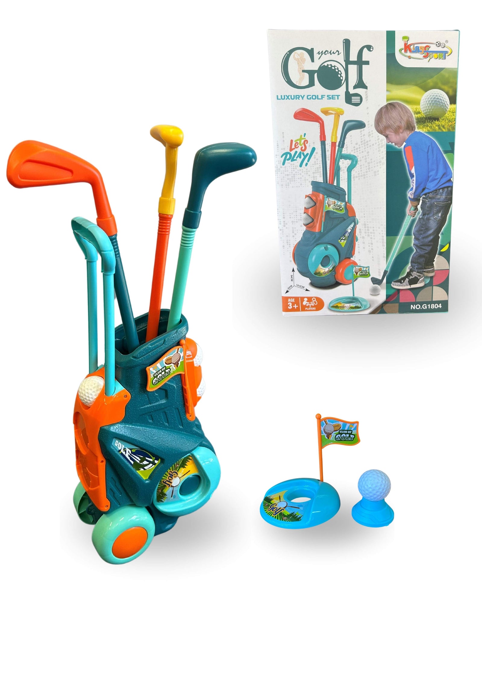 Luxury Golf Set with Caddy boxed