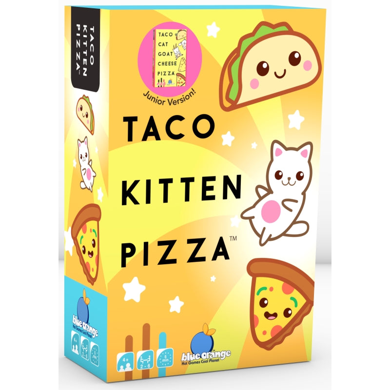 Taco Kitten Pizza - Blue Orange