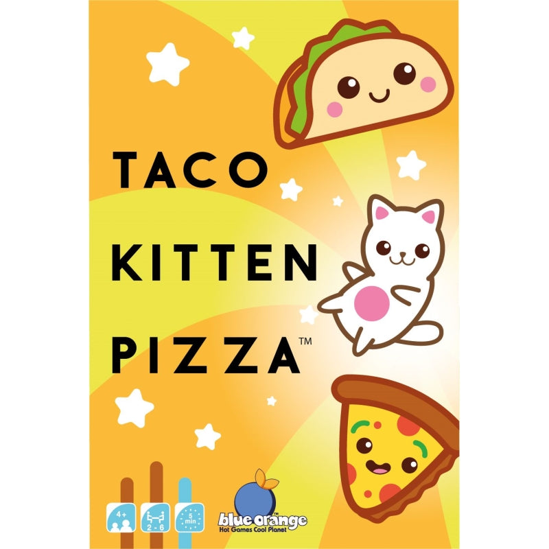 Taco Kitten Pizza - Blue Orange