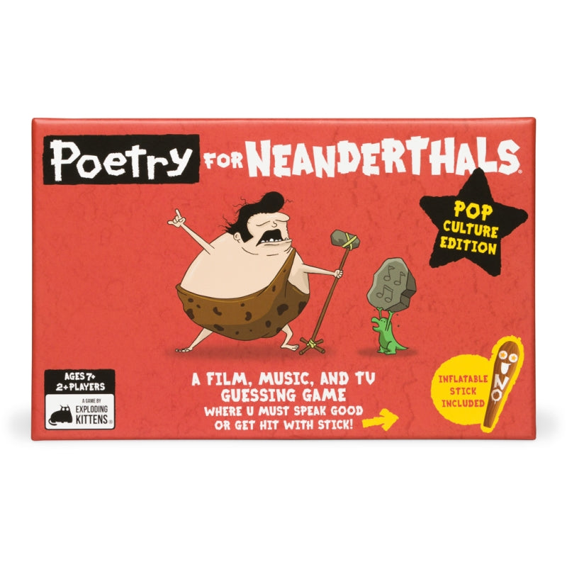 Poetry For Neanderthals Pop Culture Edition