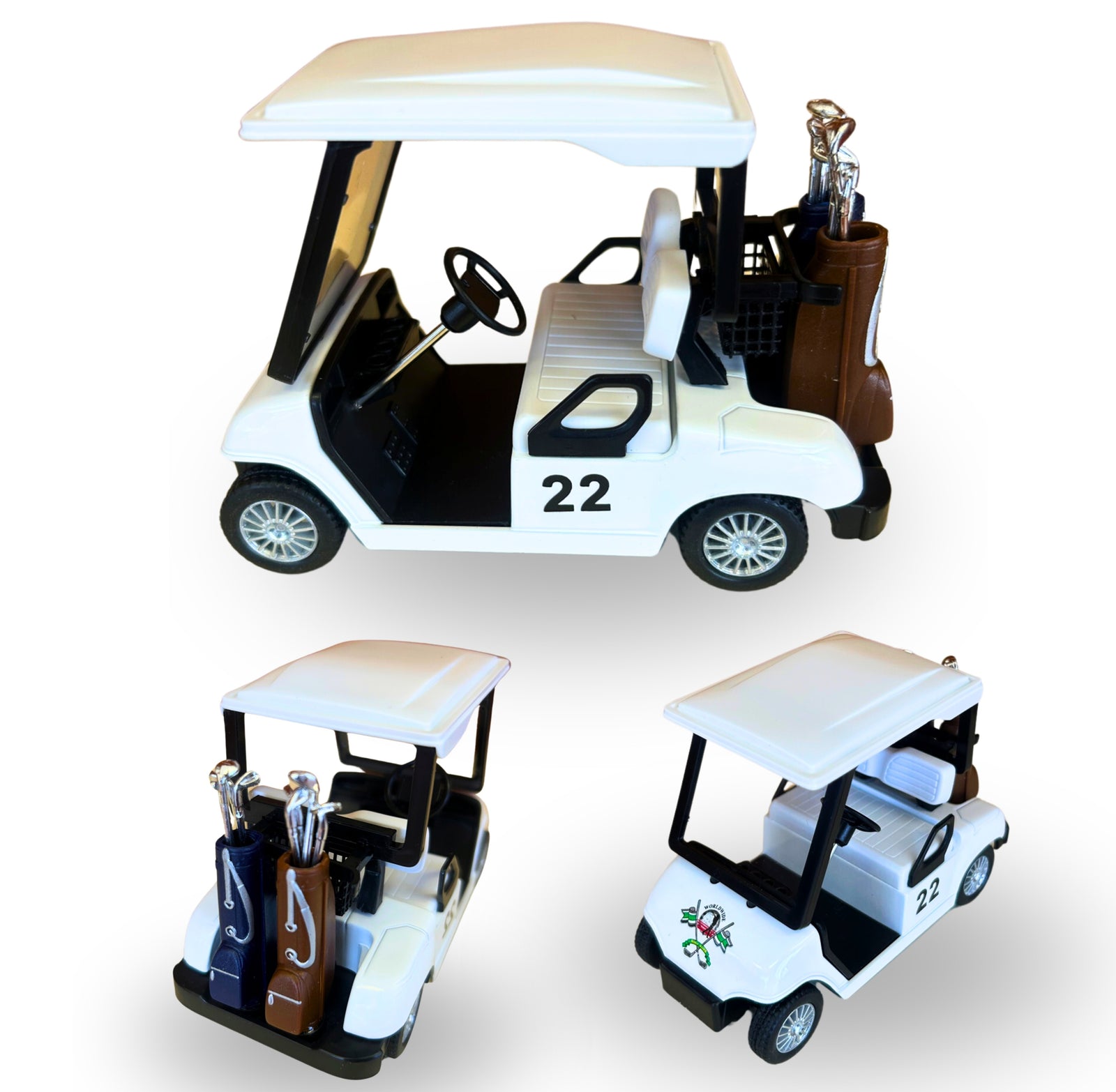 Die Cast Pull Back Golf Cart