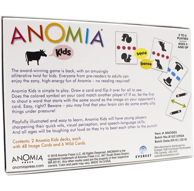 Anomia Kids Card Game