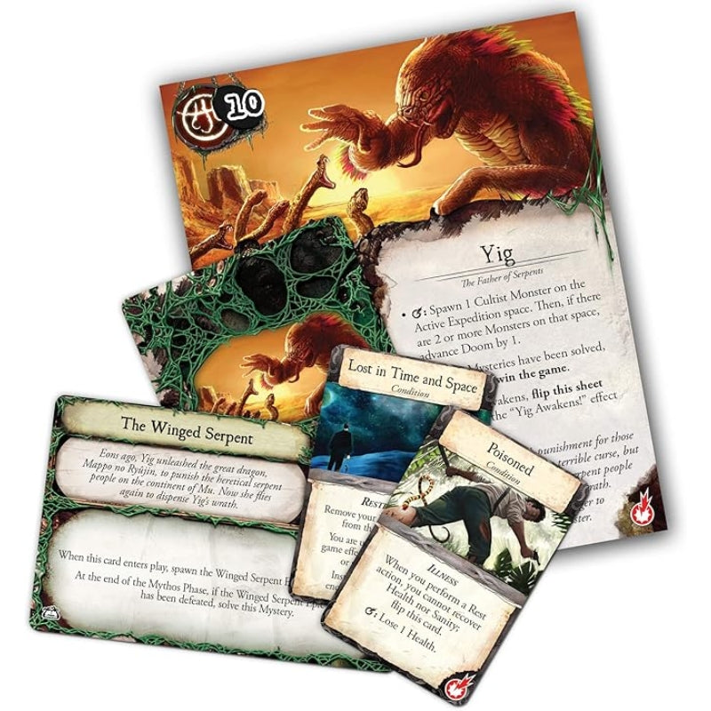 Eldritch Horror Forsaken Lore Expansion