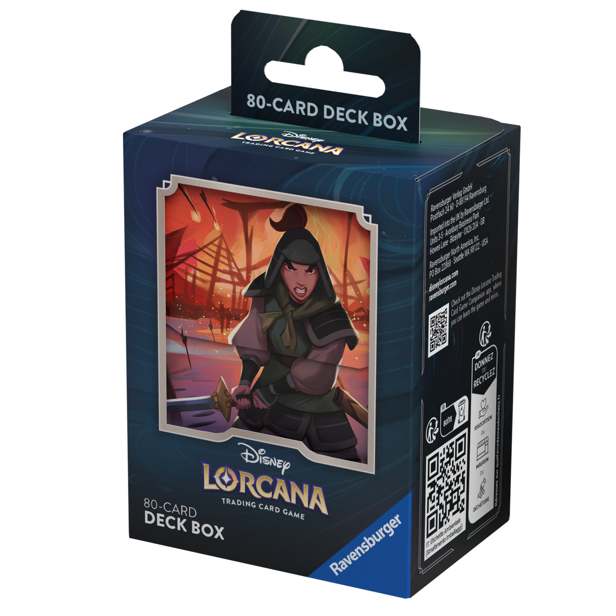 S2 Rise of the Floodborn Deck Box Mulan - Lorcana