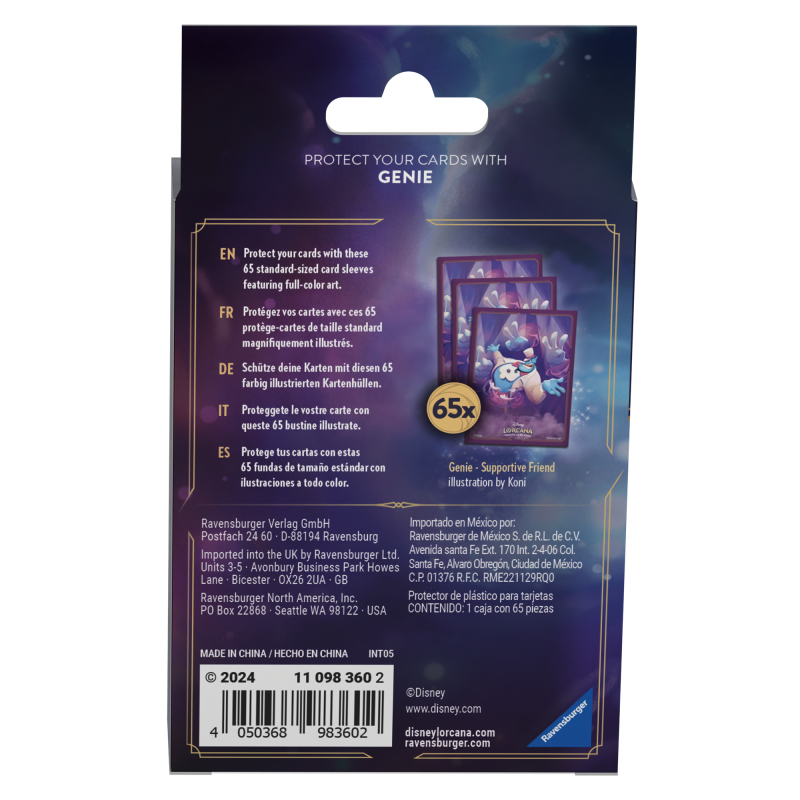 S4 Ursulas Return Sleeves Genie - Lorcana